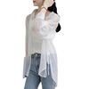 Long summer sexy shirt, top, mid-length, loose fit, sun protection
