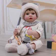 跨境重生婴儿搪胶塑胶过家家毛绒布艺公仔娃娃玩偶模具加