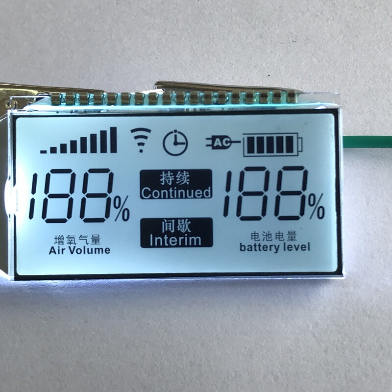 Guangdong Zhongshan Produces and Sells Lcd Screens with Black Characters and Backlight for Aquarium Oxygenation Equipment