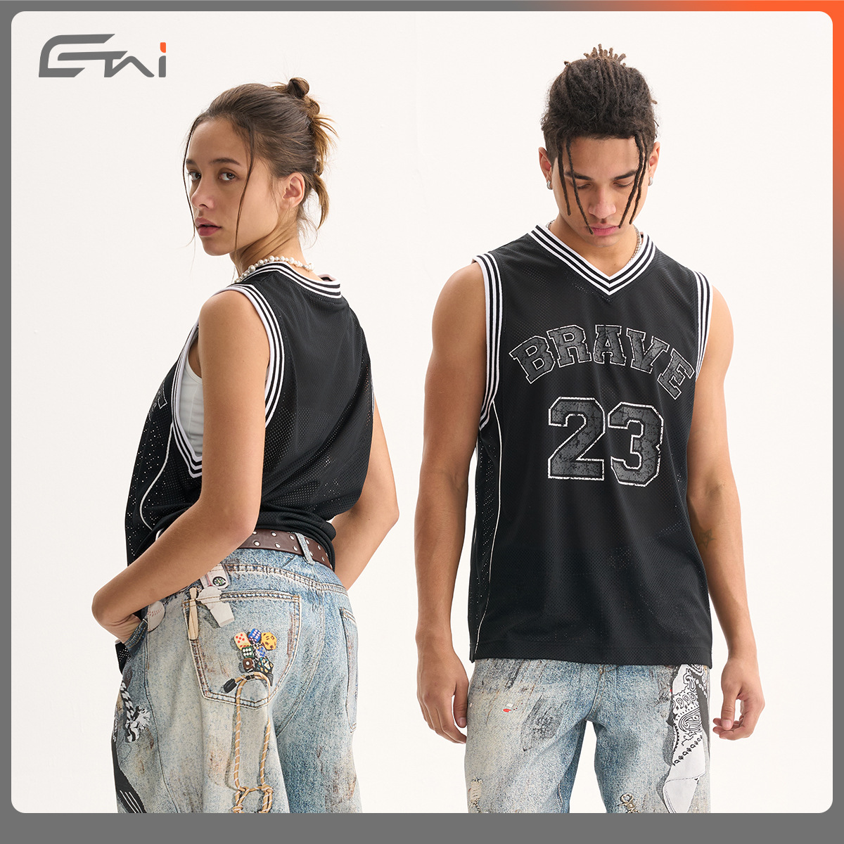 ETAI Hombre| Camiseta de rosca de alta calidad, chaleco deportivo masculino, malla suelta, respirada, hombre, mangas cortas image 4