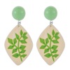 Three dimensional fashionable acrylic earrings, European style, 3D