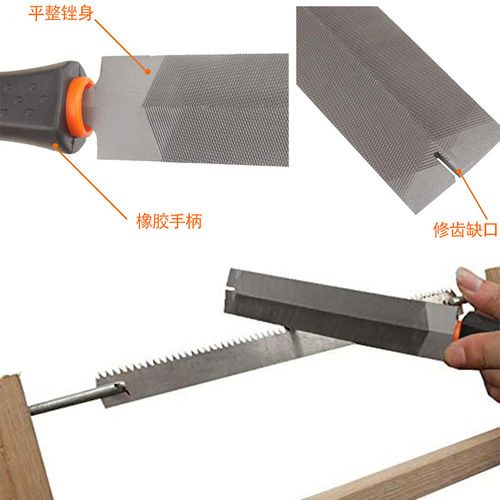 Factory direct supply wholesale woodworking fine tooth steel file grinding tools triangle assorted files professional saw files diamond files
