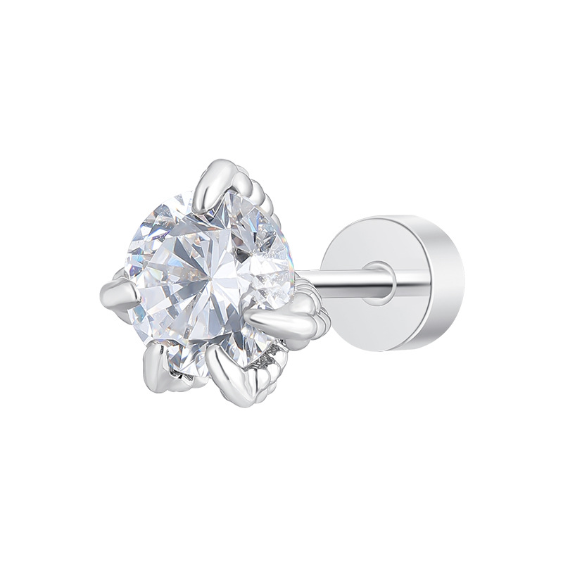 Nicho sentido de diseño de plata esterlina actividad cool guapo aretes de aretes variados para mujeres lujo ligero de alto nivel sensación de cara cuadrada pernos de aretes