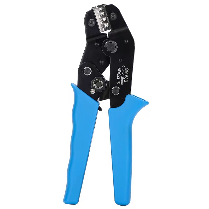 SN58B Muelle de inserción combinado 600PCS Muelle de inserción Alicates de sujeción de terminales prensados en frío Alicates de sujeción de terminales