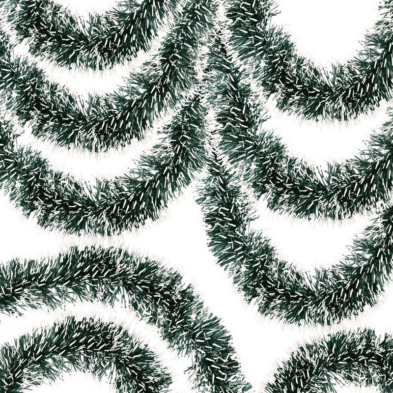 国境を越えた人気のクリスマス 2m ダークグリーンと白のエッジの毛皮のクリスマス装飾屋内と屋外のクリスマスツリーの装飾の雰囲気|undefined