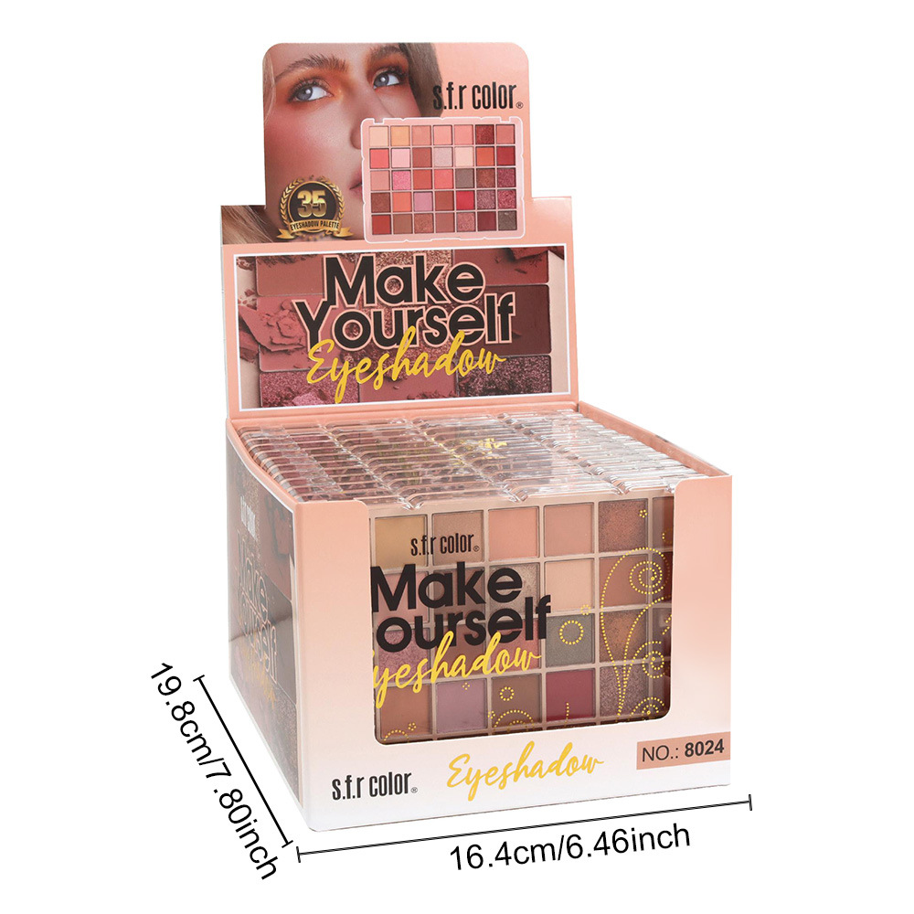 s.f.r color transfronterizo especial para perlas mate multicolores fácil de colorear un plato de sombra de ojos multipropósito maquillaje al por mayor