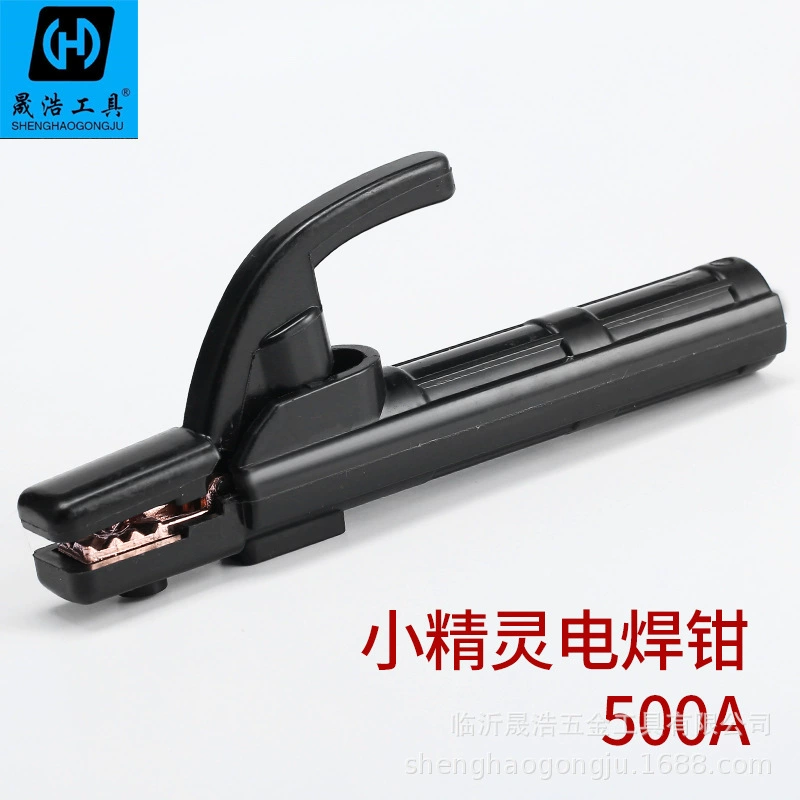 Оптовая Продажа с фабрики, ковка из чистой меди, сверхпрочные утолщенные сварочные клещи 800A, Ручные плоскогубцы для сварки эльфов, не обжижающие, Сварочная ручка