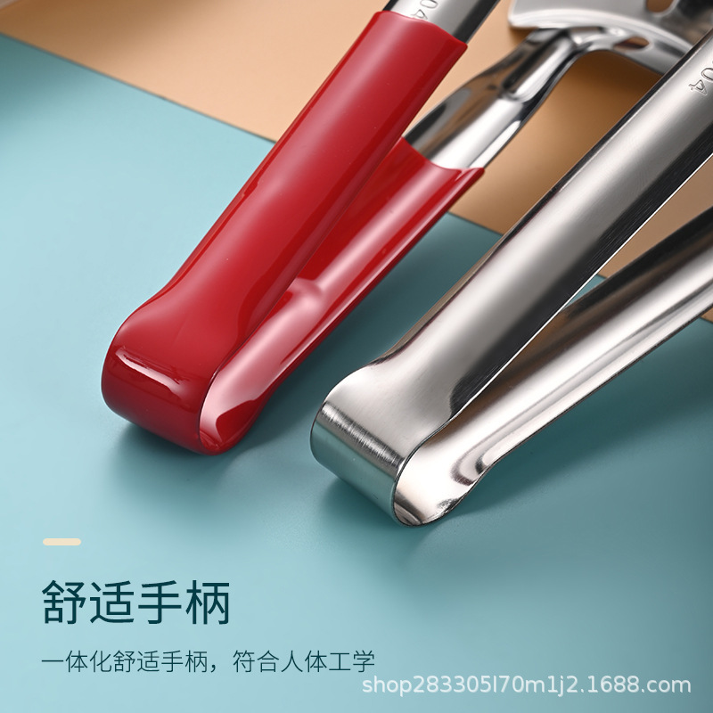 Pescado frito de acero inoxidable 304, clip anti-escaldado, pala de pescado, artefacto de pescado frito, espátula de clip antiadherente, bistec, espátula de cocina casera