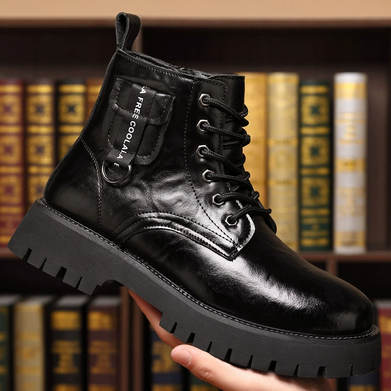 Boots, footwear for leisure, breathable trend sneakers, shoes for leather shoes, genuine leather