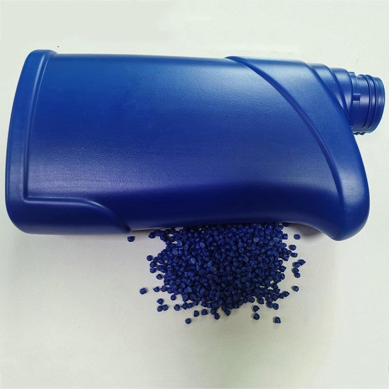 工厂批发兰色色母粒日化用品桶蓝色塑料母粒PE通用注塑原料色母粒