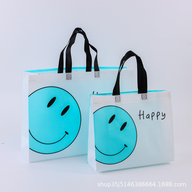 Bolso no tejido recubierto en stock impreso LOGO bolsa de ropa de moda embalaje de regalo bolsa de Banco de costura impresa