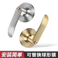 Туалет дверной замок keyless Крытый ванной замок ручка Туалет замок язык Туалет Ванная Ручка