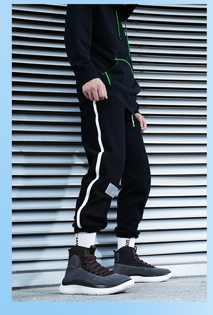 Zapatillas de baloncesto de diseño de moda para hombre, primavera y otoño, corte alto, suela suave, amortiguación, deportivas, botas prácticas para estudiantes, zapatillas para correr de moda._voghion.com