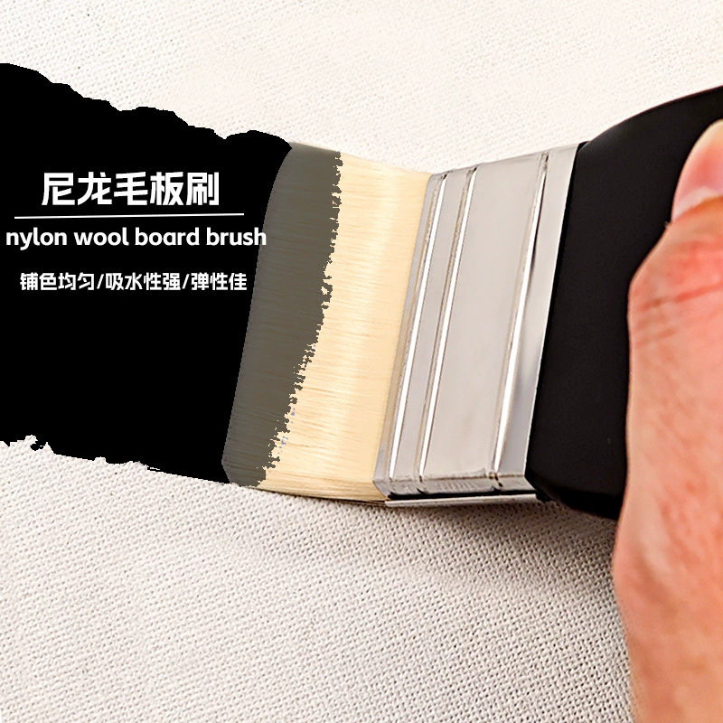 Производитель кросс-граничной внешней торговли нейлоновой щетки для волос, оптовая продажа, гуашь, акварель, акриловая доска, кисть для масляной живописи, кисть для фоновой живописи