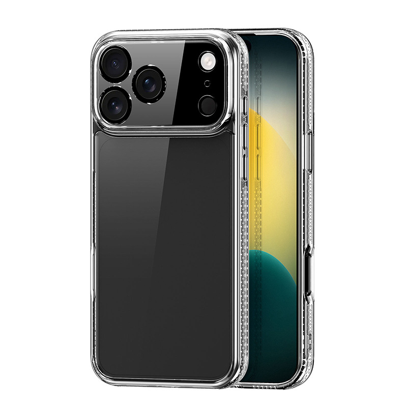 Funda magnética transparente resistente para iPhone 18 Pro, adecuada para venta al por mayor, funda trasera para Apple 17 Air, TPU+PC dos en uno