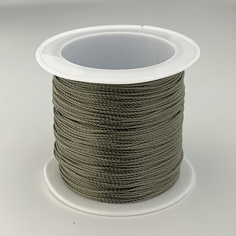 12 hilos de alambre trenzado hilo rojo hilo de color Morandi cuerda trenzada collar cuerda cuerda trenzada a mano material de bricolaje