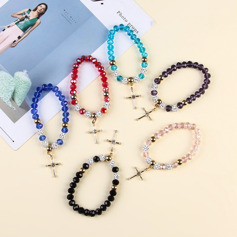 Creative Cartoon Beaded Bracelet Girls Student Couple Best Friend Gift Colorful Cute Bracelet Wholesale