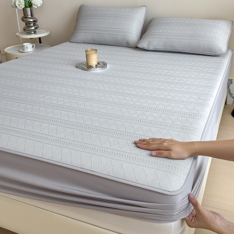 2025 nuevo colchón de algodón protector de colchón Simmons máscara de cama gruesa cubierta de sábanas incluidas cubierta de cubierta de tres piezas