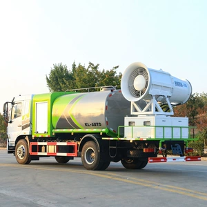 Dongfeng tozsoran maşın, 3 ton 5 ton suvarma maşını, 90m duman topu