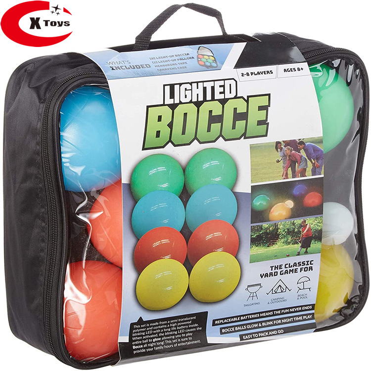 Cross-border hot sale water sports Luminous Ground throw ball suit luminous ball outdoor luminous game family fun