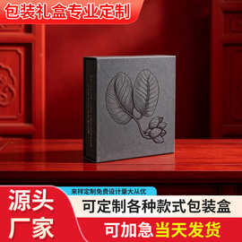 礼盒产品包装盒保健品天地盖礼品盒徽章护肤品文创翻盖盒