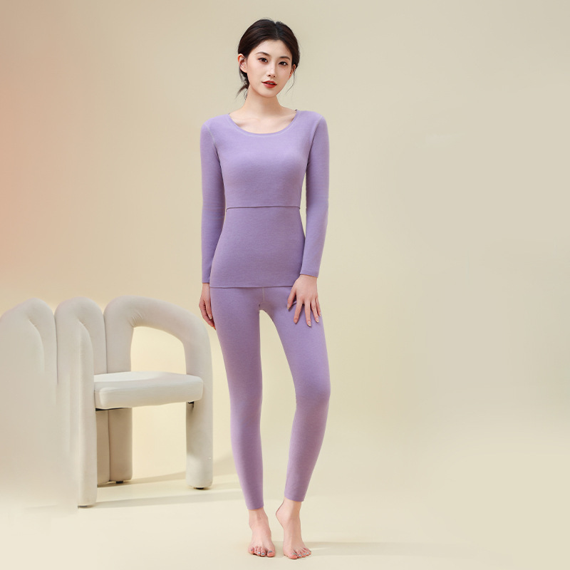 妊婦の産後の保温の下着の秋のズボンのセットのグラフェンの授乳服の修身の月子服の産後の授乳|undefined