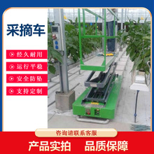 定制轨道式采摘车升降机自行式温室大棚采摘升降机暖房果蔬采摘车