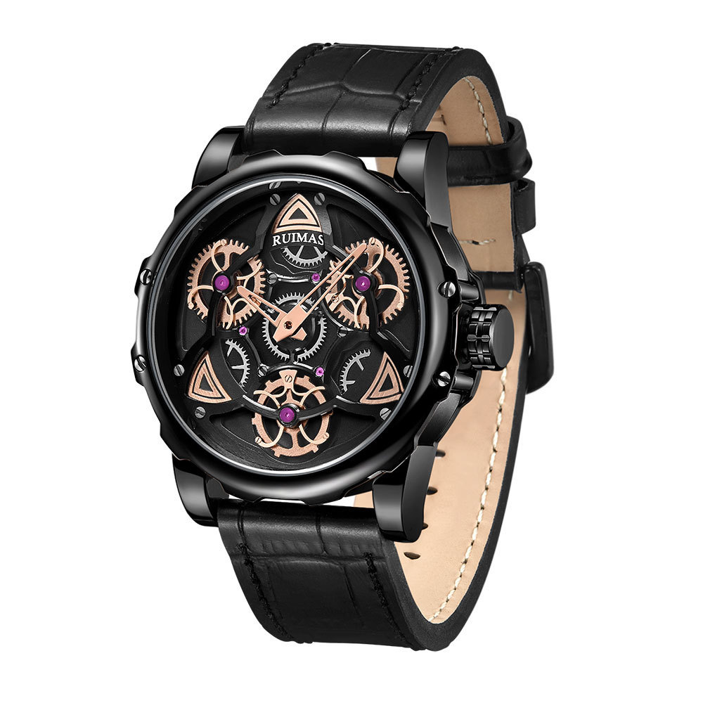New Hot Selling Watch Rui Ma Shi RUIMAS Runs in Time, Fashionable and Personalized Men's Watch, Creative Student Quartz Watch_voghion.com