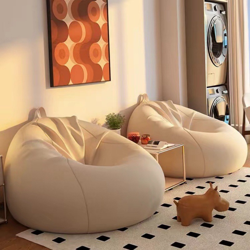 網紅懶人沙發可躺臥室單人小沙發豆沙袋陽台休閒懶人椅客廳擺爛椅
