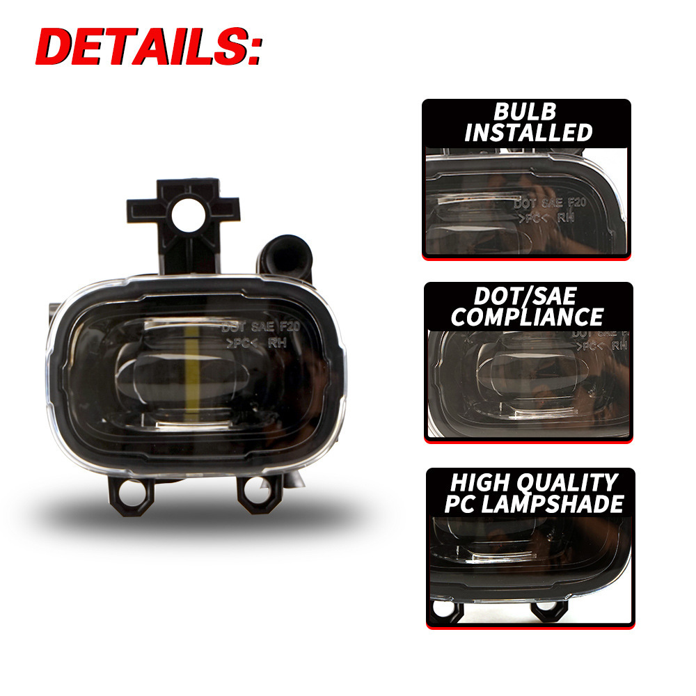Aplicable a Nissan 20 / 21 nuevo NAVARA FRONTIER NP300 lámpara de niebla delantera lámpara de barra de conjunto lámpara de día