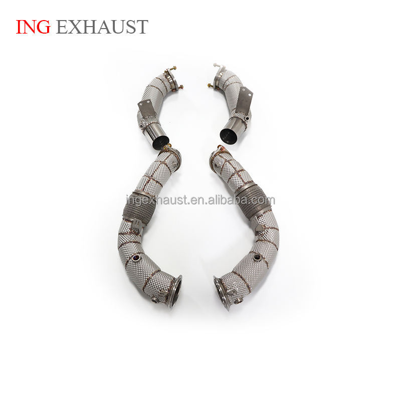 Suitable for BMW M550i 750i 850i stainless steel catalytic downpipe exhaust downpipe