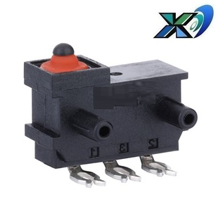 Mini Waterproof Crimping Micro Switch Mini Waterproof Switch Curved Foot Three-Pin Small Press Waterproof Switch