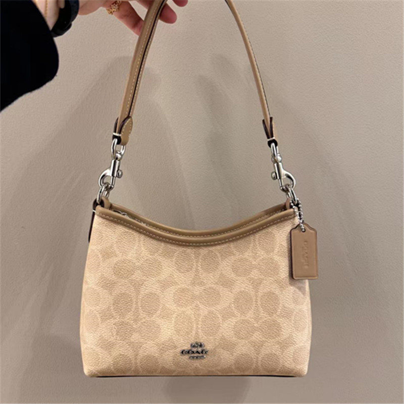 New 2025 Koujia Laurel Mini Hobo Bag Monogram Underarm Bag Handbag Crossbody Women's Bag Shoulder Tote Bag