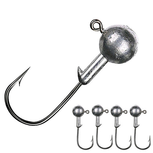 Factory original color lead head hook enhanced version of Luya soft insect anti-hanging bottom nude color enhanced color luminous wholesale red