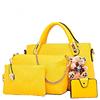 Fashionable set, capacious one-shoulder bag, shoulder bag, 2023 collection, European style, 4 piece set, wholesale