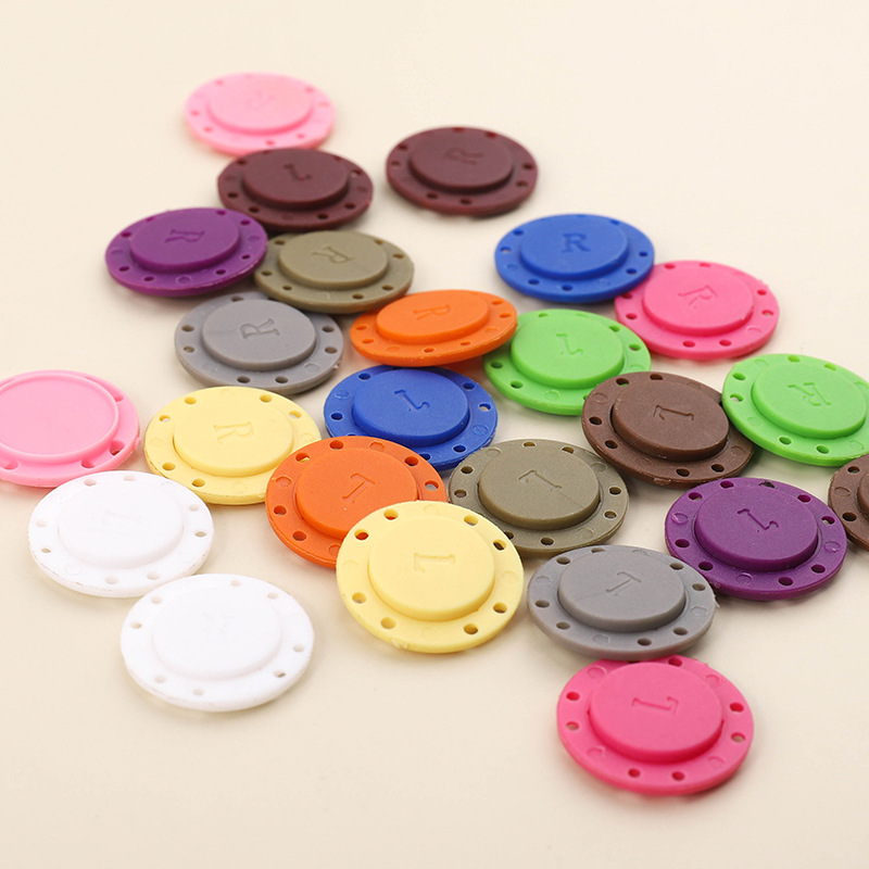 Color de nylon hebilla oculta hebilla magnética hebilla de succión magnética Madre y niño hebilla imán botón Botón abrigo hembra hebilla magnética invisible