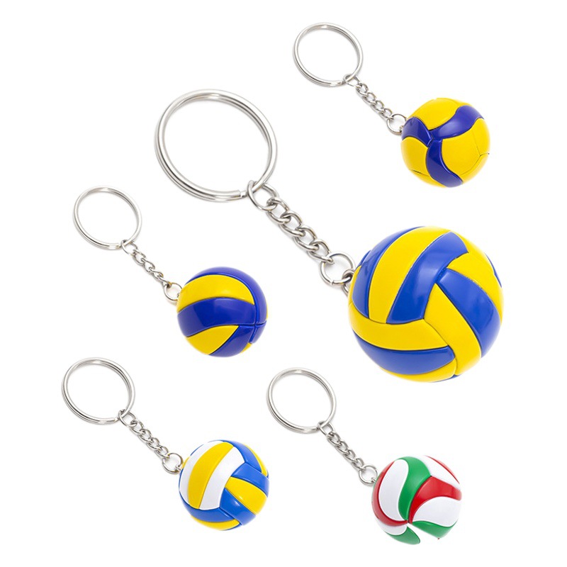Sports Prizes Creative Small Gifts Volleyball Keychain Bag Hanging Pendant Student Sports Souvenirs