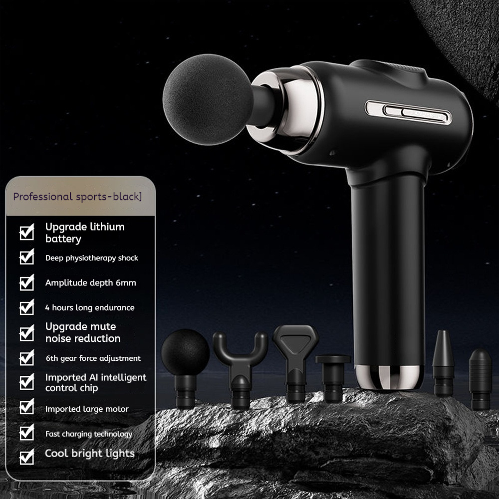 Pistola fascial profesional transfronteriza masajeador muscular para relajar y sacudir la pistola de membrana muscular cervical eléctrica mini mini mini para niñas y niños