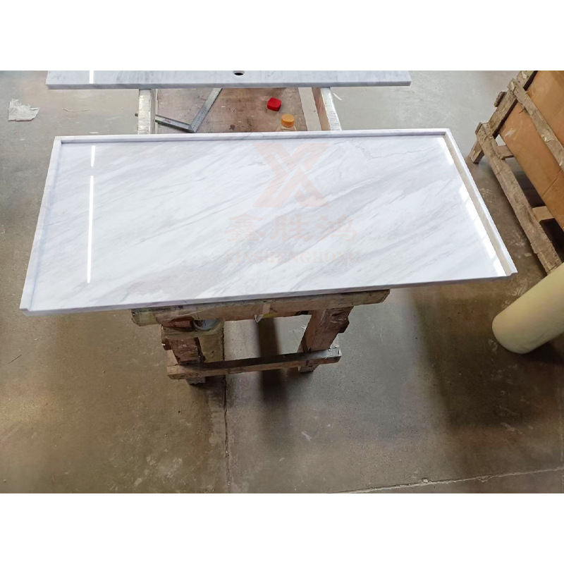 Quartz matte patterned stone can be processed into a dining table…