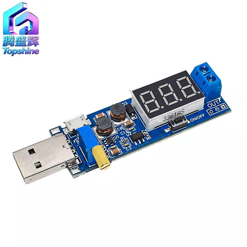 Dc-Dc USB Boost Power Supply Voltage Stabilizing Module 5V to 3.3V 9V 12V 24V Desktop Power Supply Module