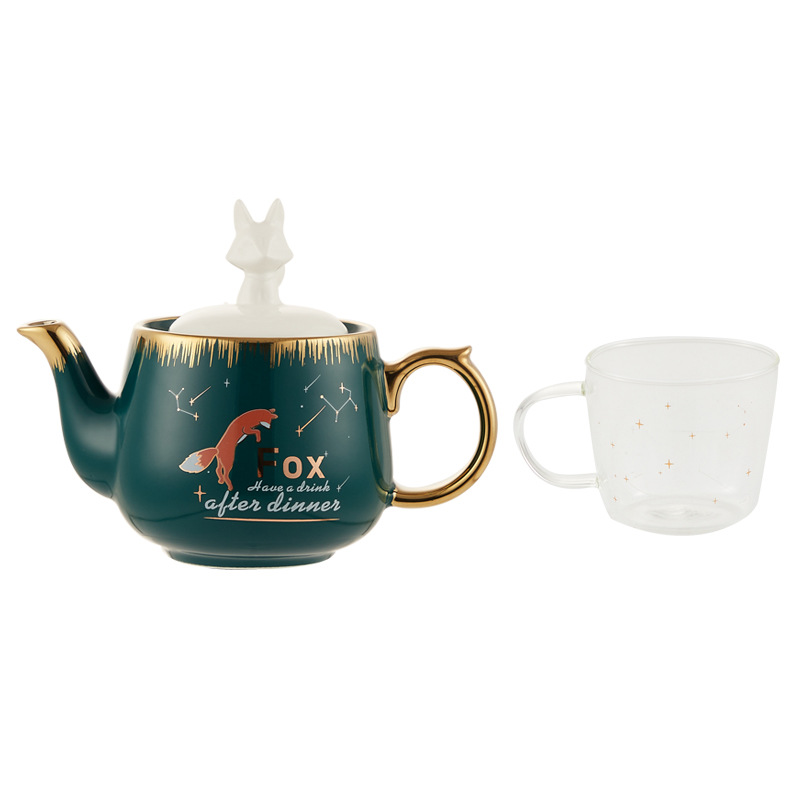 Ins juego de té japonés gran capacidad tetera Amazon Comercio exterior oferta exclusiva logo pequeño regalo fresco