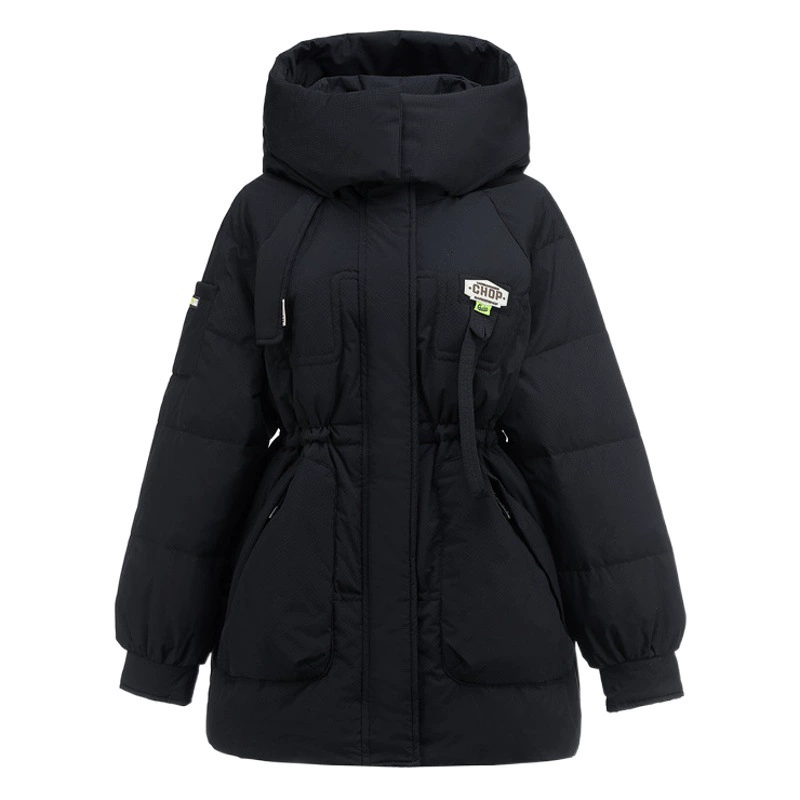 2024 новая толстая корейская версия большого размера женская толстая сестра MM среднего размера повседневная куртка пуховик D206