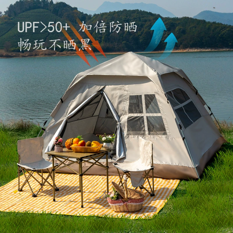 Automatic handheld waterproof travel tent for camping