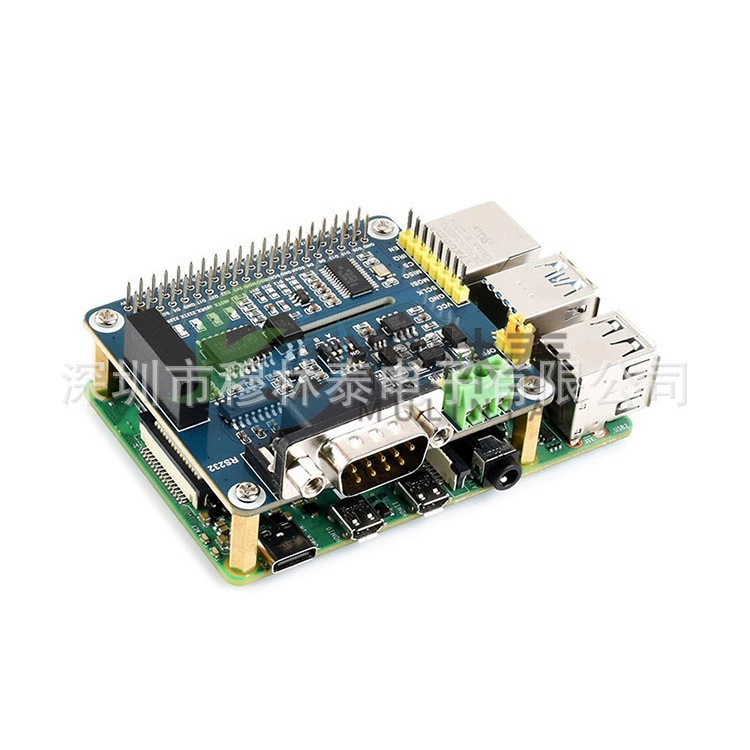 Расширительная плата для Raspberry Pi RS485+RS232 SC16IS752 чип изолированная SPI связь
