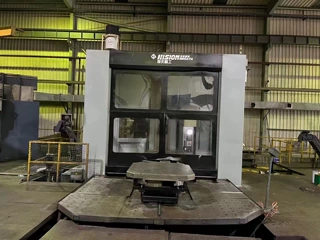 出售海天HTM-125卧式加工中心发那科21i-MB系统主轴锥度:BT50