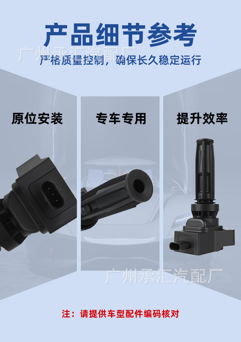 Jx6E12A366Ba Is Suitable for Ford Ignition Coil Evos, Everest, Mondeo, Ruiji, Ruijie Plus