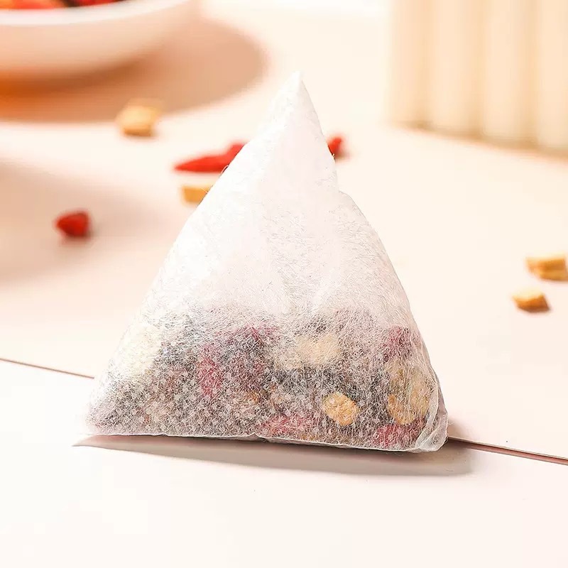 Shuang Shen Ling Zhi Huang Qi Tea Triangle Tea Bags Astragalus Reishi Codonopsis Blend 80g Hot Brew quality and texture