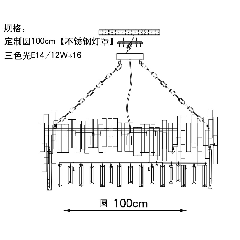 Moderno minimalista negro cristal sala de estar araña estilo nórdico dormitorio habitación acero inoxidable luz lujo redondo comedor lámparas