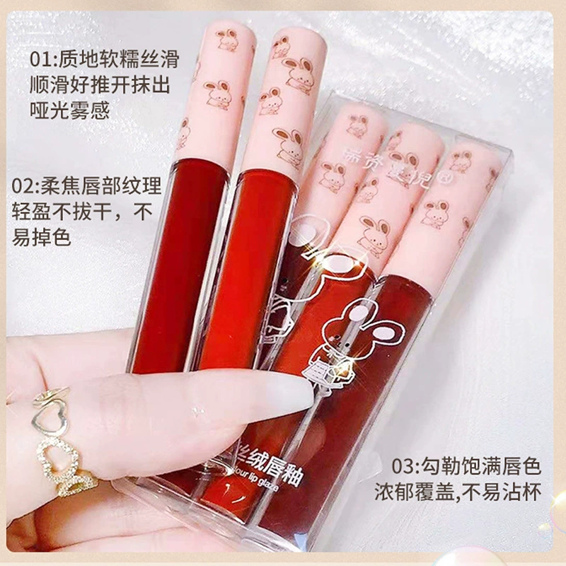 Lipstick, matte lip balm, vitaminised lip gloss, mirror effect