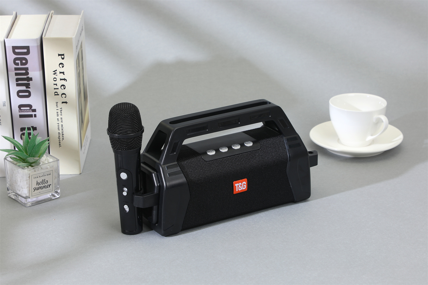 TG538 entretenimiento familiar K canción altavoz Bluetooth portátil de alta calidad radio inalámbrica USB conexión de tarjeta T